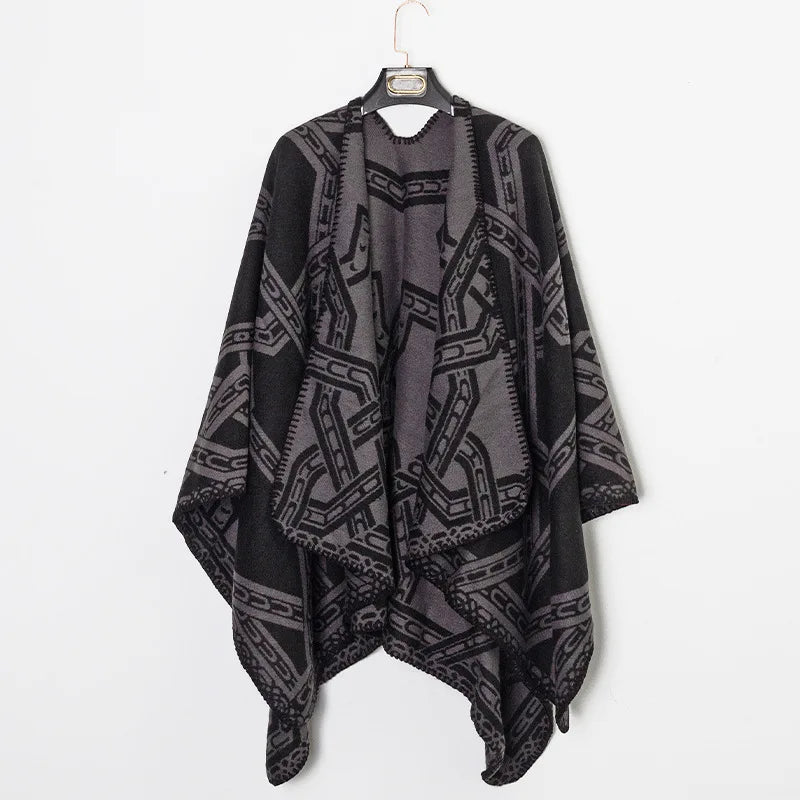 style hiver poncho