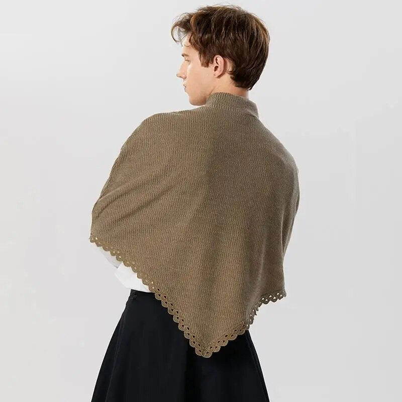 poncho mode homme