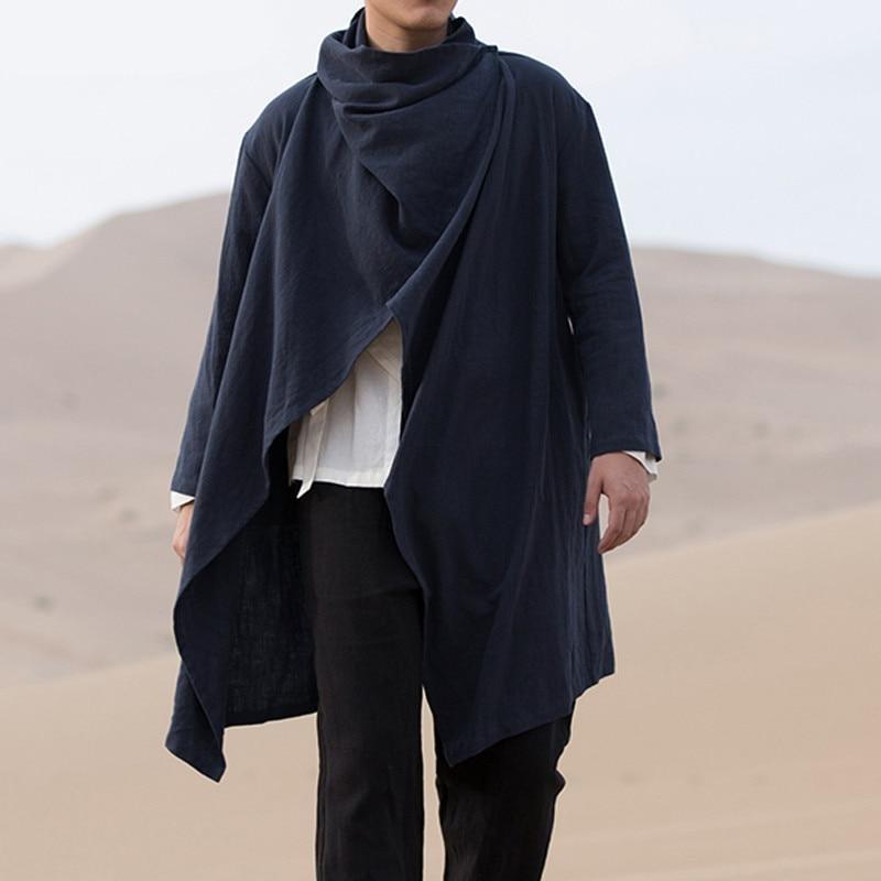 poncho élégant bleu marine