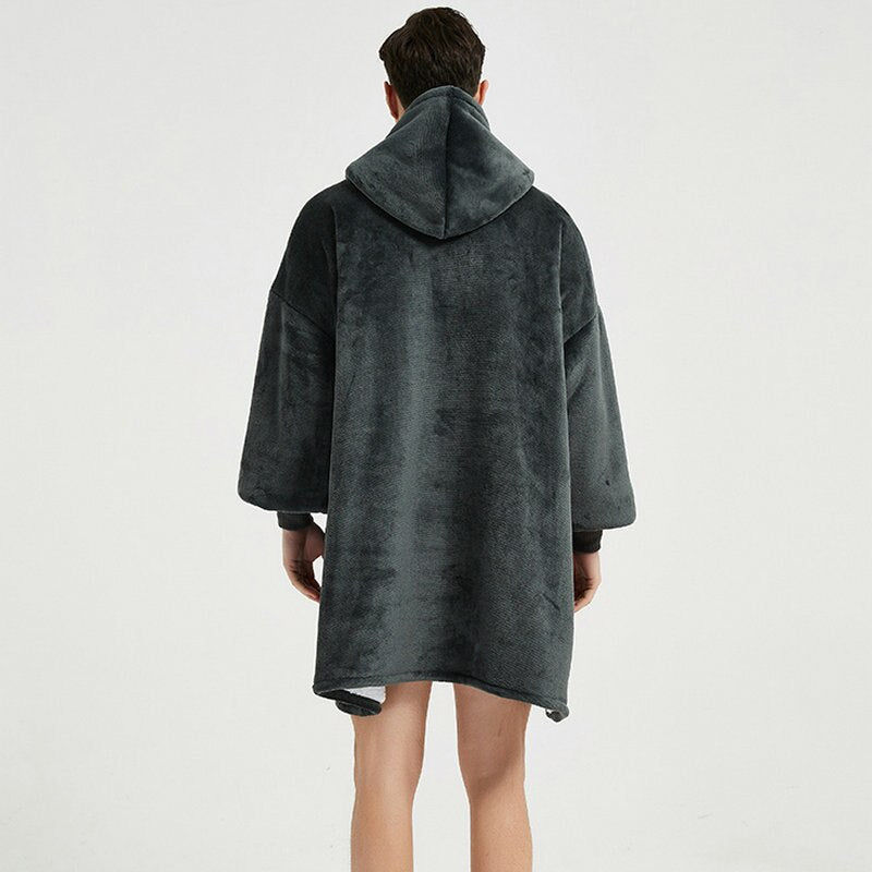 style poncho polaire