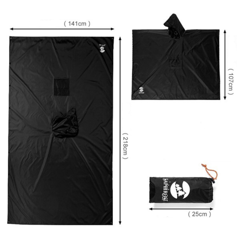 Poncho d'extérieur homme