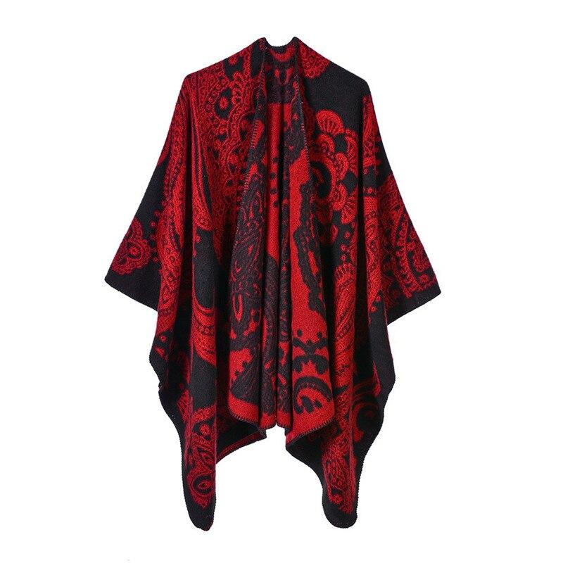 Poncho coloré et féminin