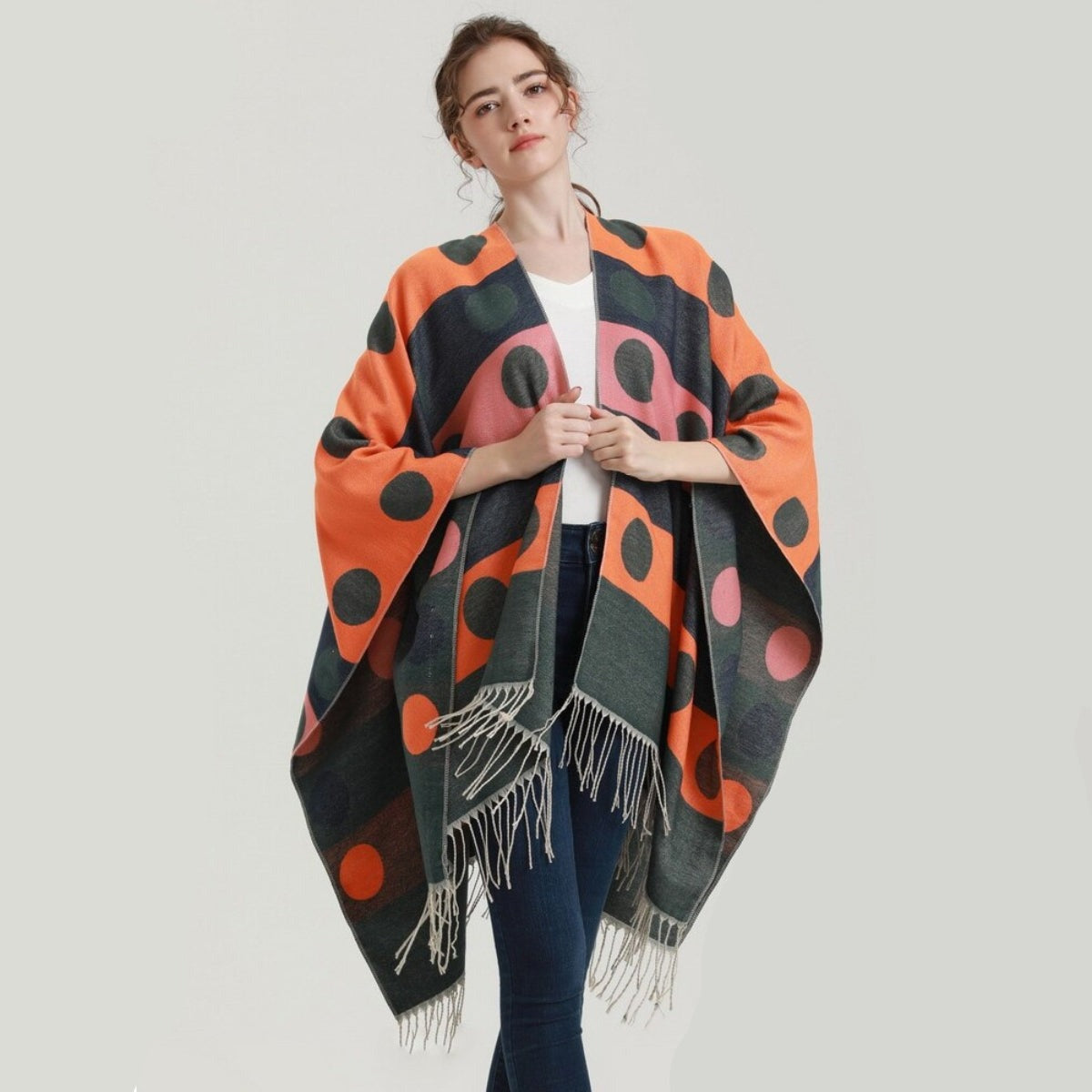 poncho femme tendance