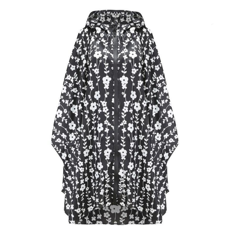 poncho long de pluie élégant