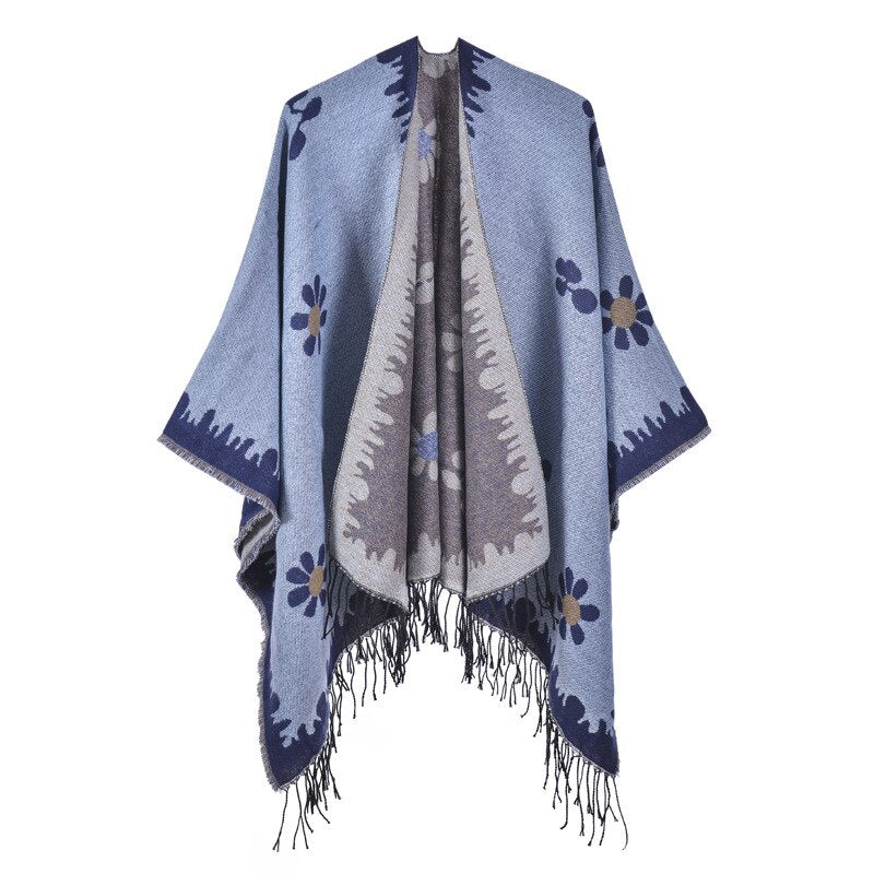 poncho versatile femme