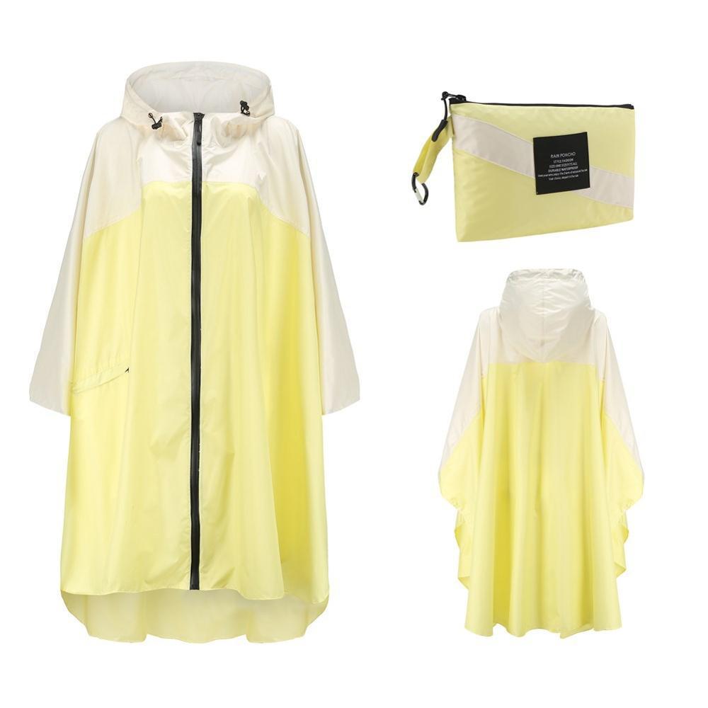 Capuche ajustable du Poncho Pluie