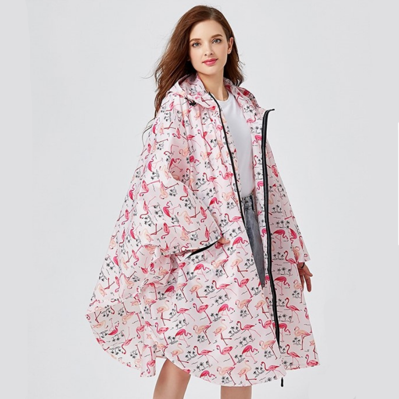poncho pluie élégant