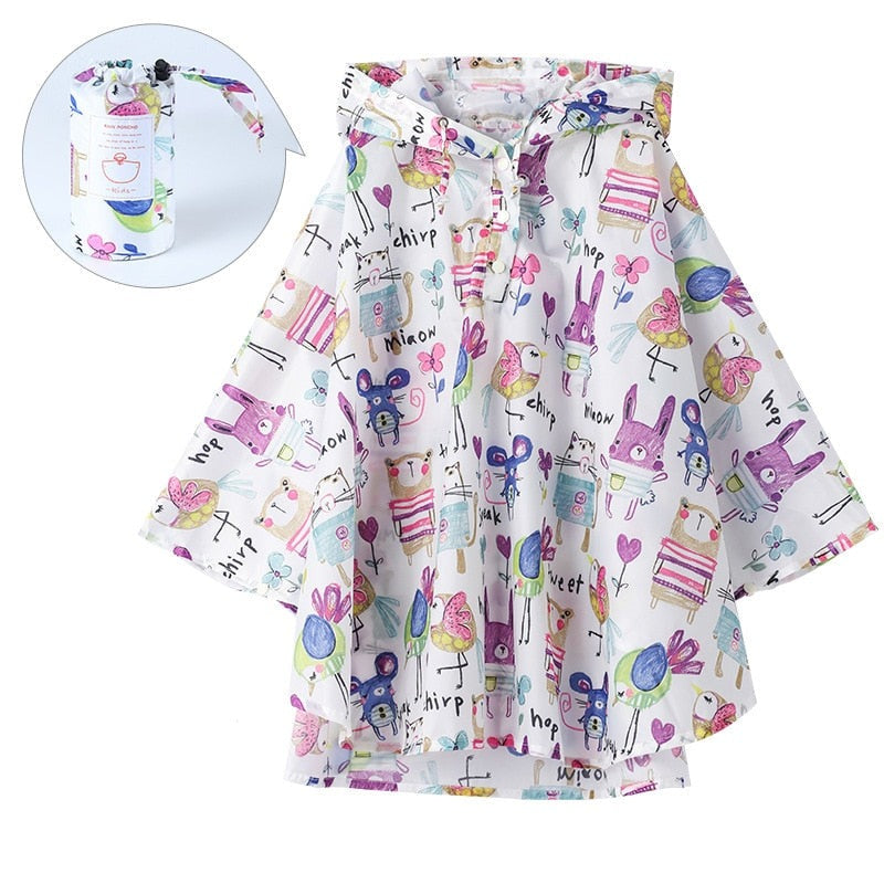 Poncho enfant imperméable