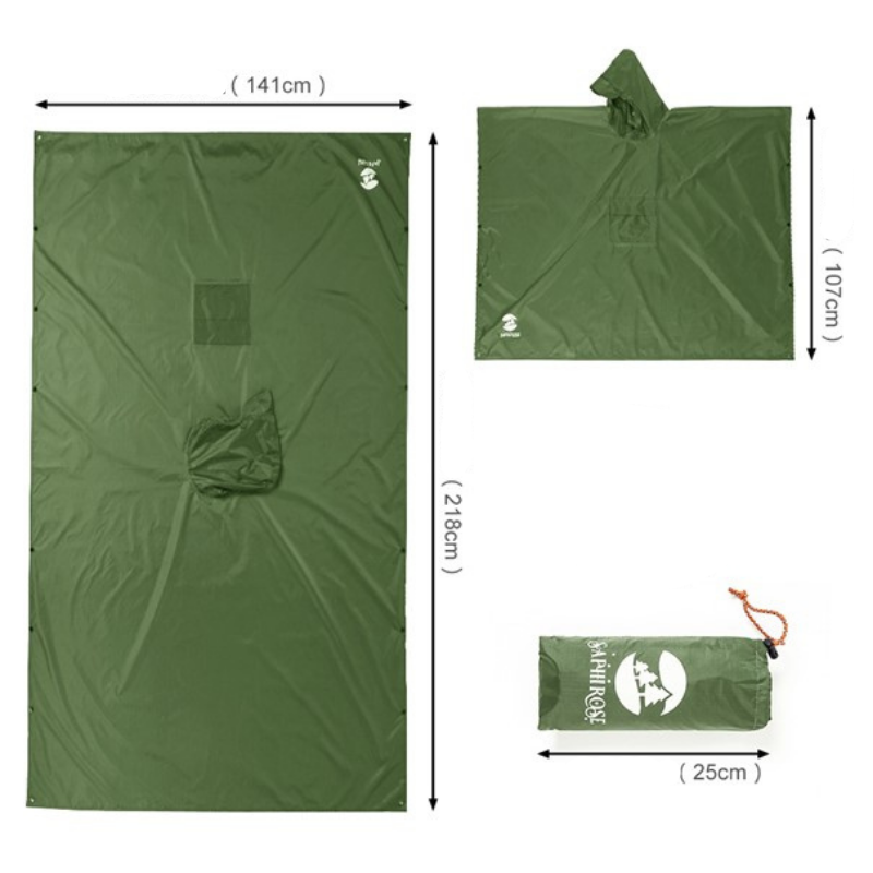 poncho imperméable homme