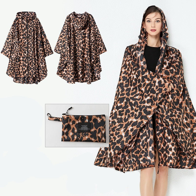 Poncho imperméable tendance