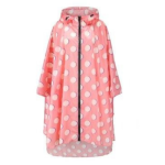 Poncho Pluie Pois Rose élégant