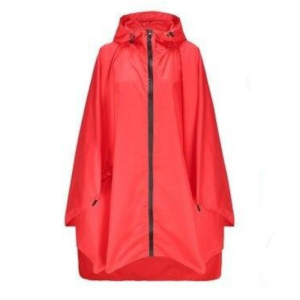 poncho pluie rouge
