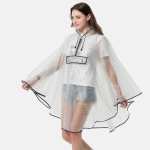 Poncho Pluie Transparent élégant