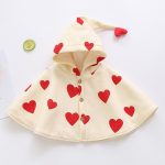 poncho polaire bébé fille
