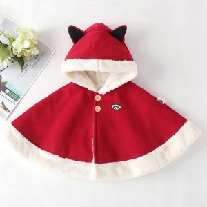 poncho polaire enfant