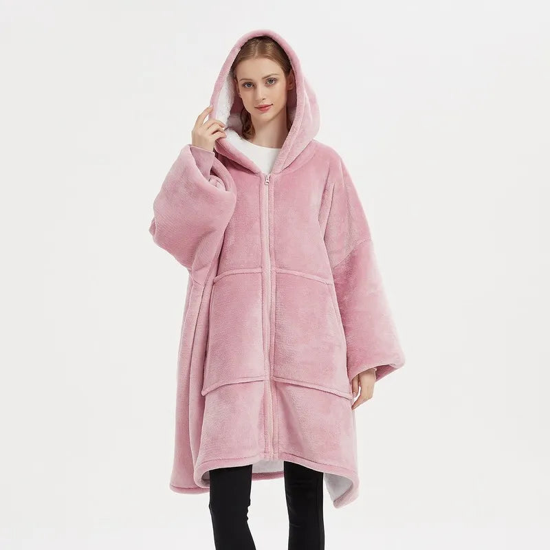poncho polaire femme élégant