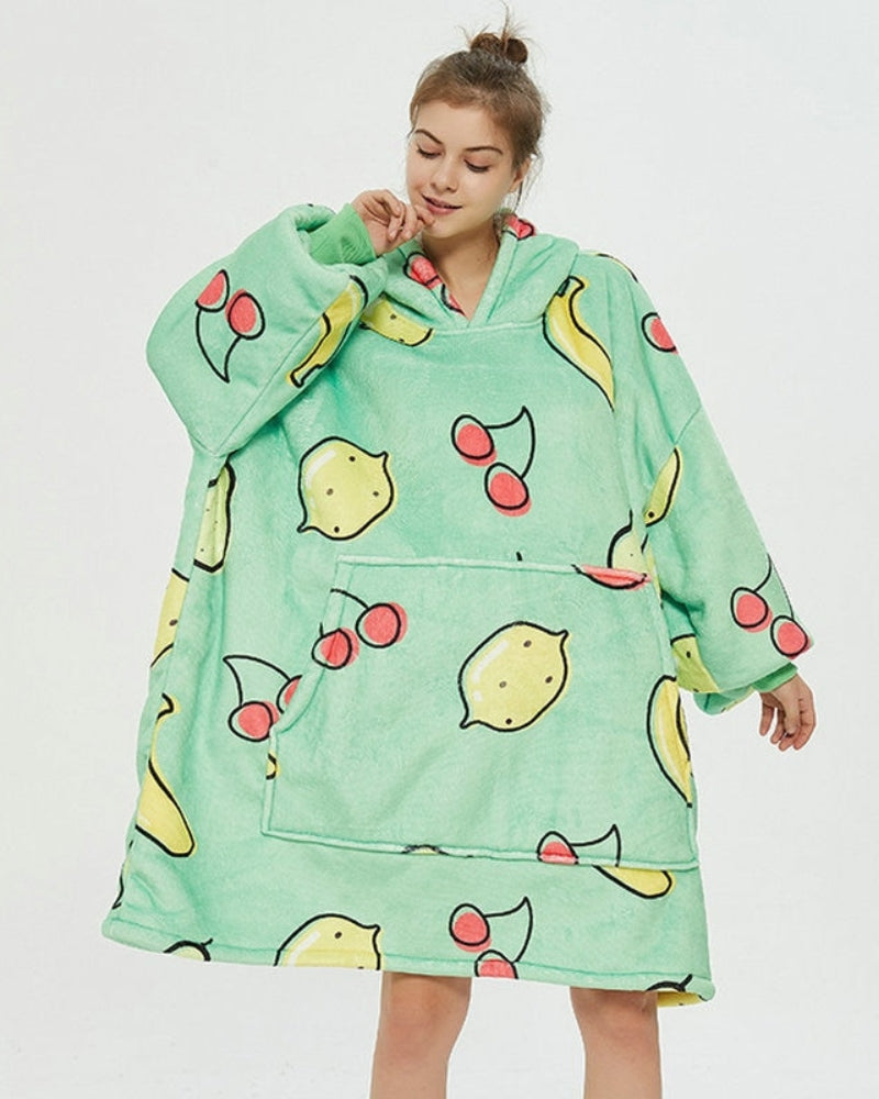 Poncho Polaire Femme Pyjama