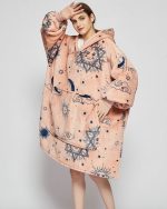 Poncho Polaire Femme Soleil élégant