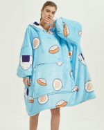 Poncho Polaire Femme Sushis
