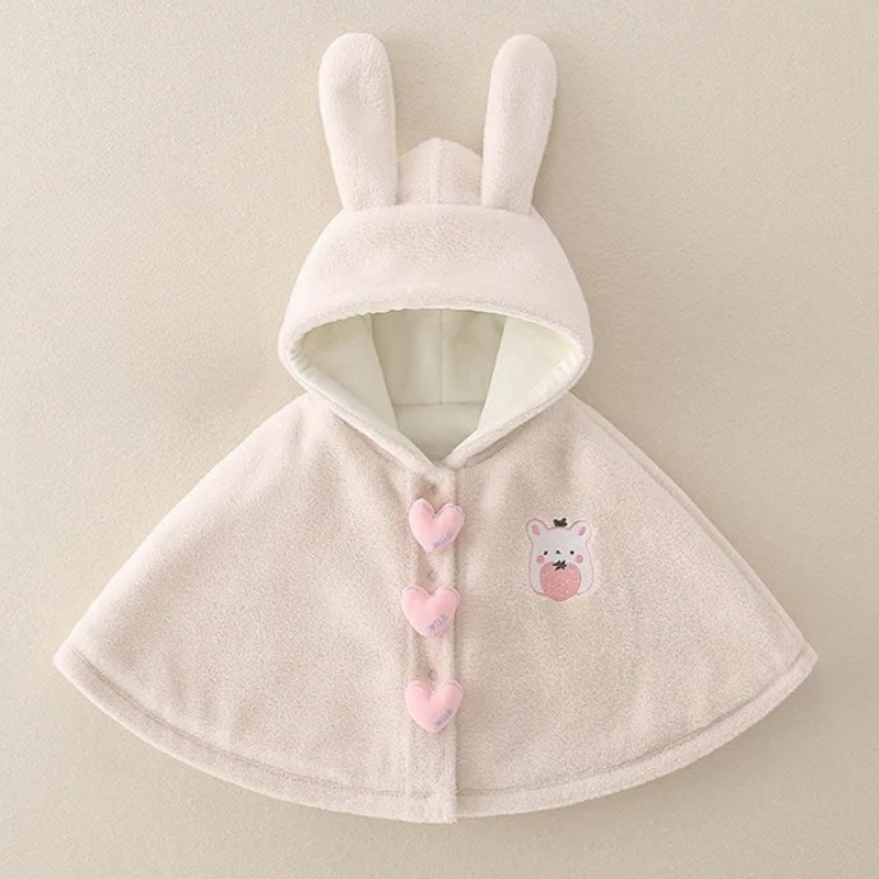 Poncho en rose élégant
