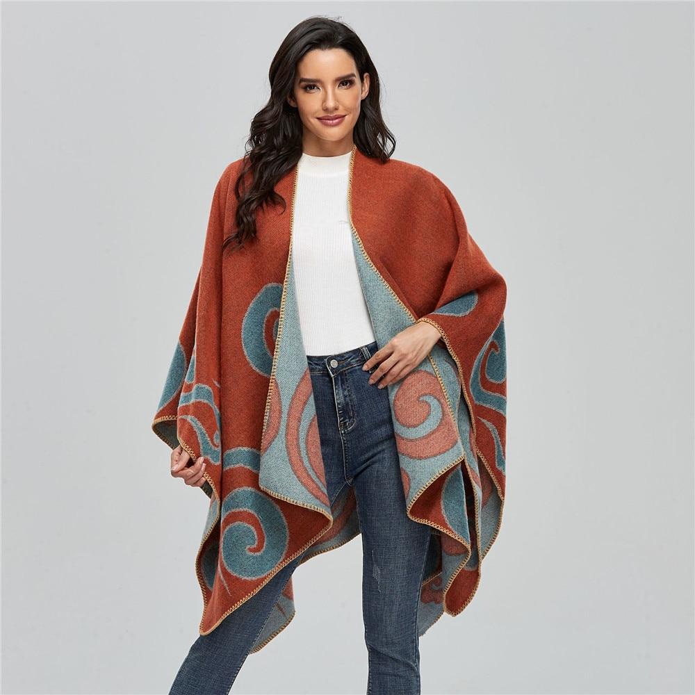 poncho printemps élégance