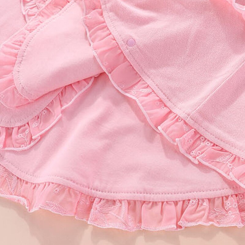 Vêtement enfant poncho rose