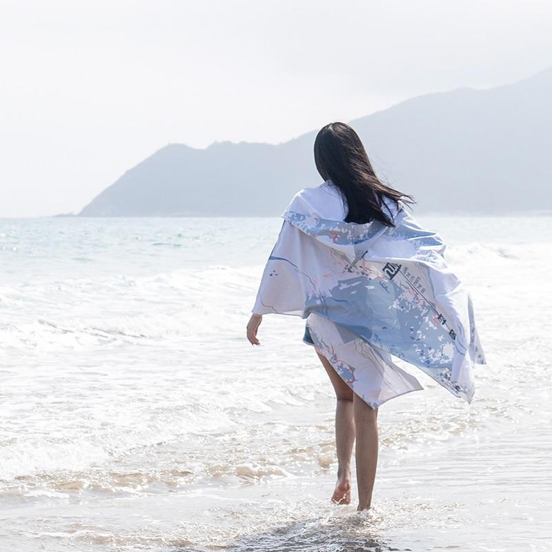 poncho plage femmes