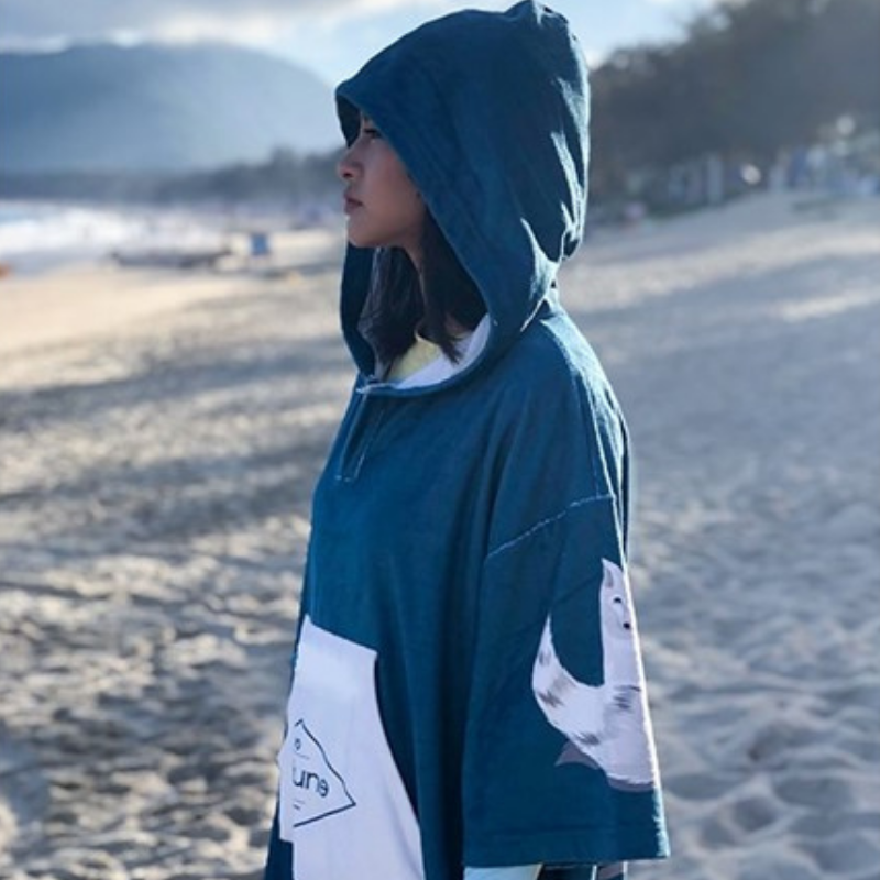 poncho surf polyvalent
