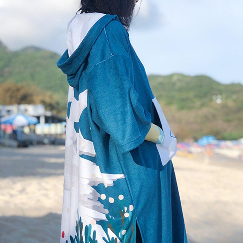 poncho surf style moderne