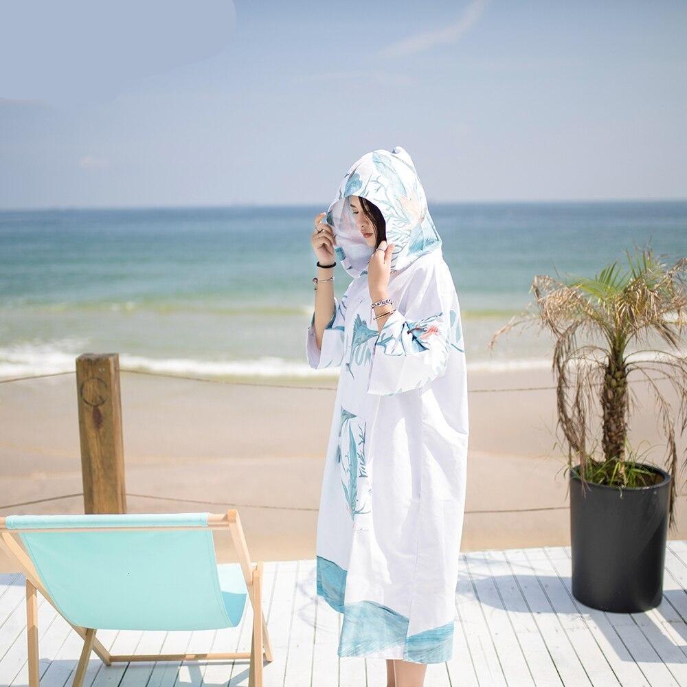 Poncho absorbant pour plage