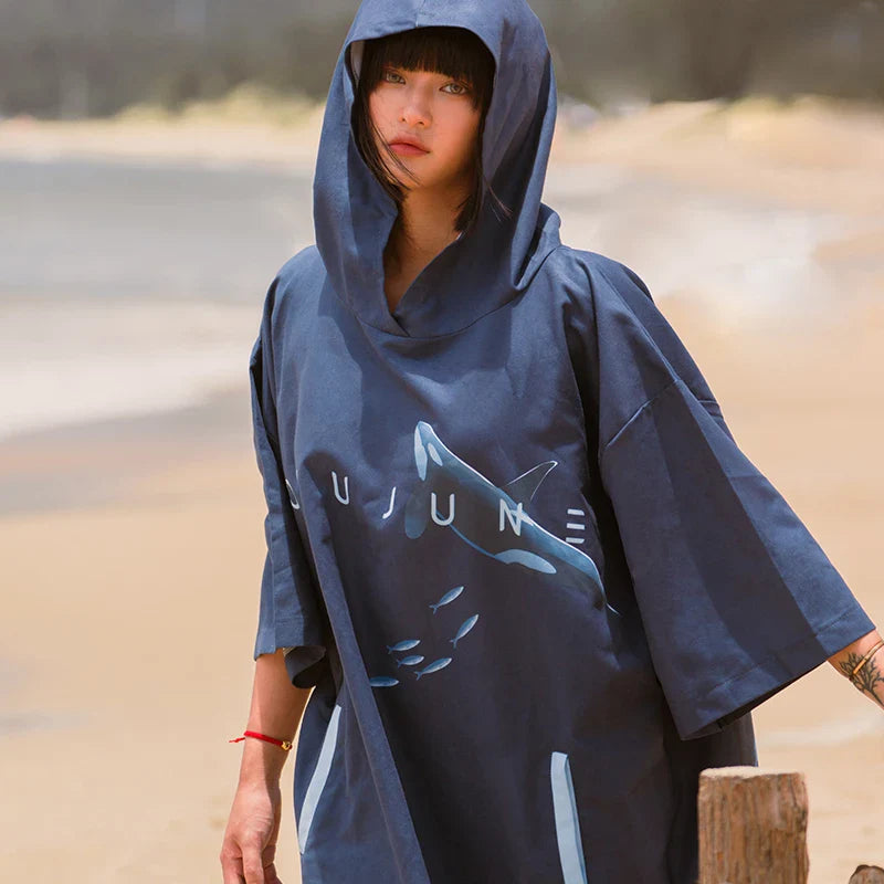 Style marin avec poncho