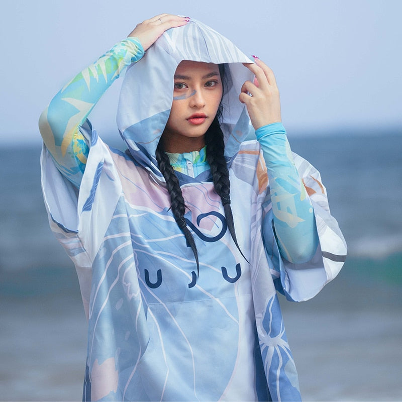 poncho surf moderne