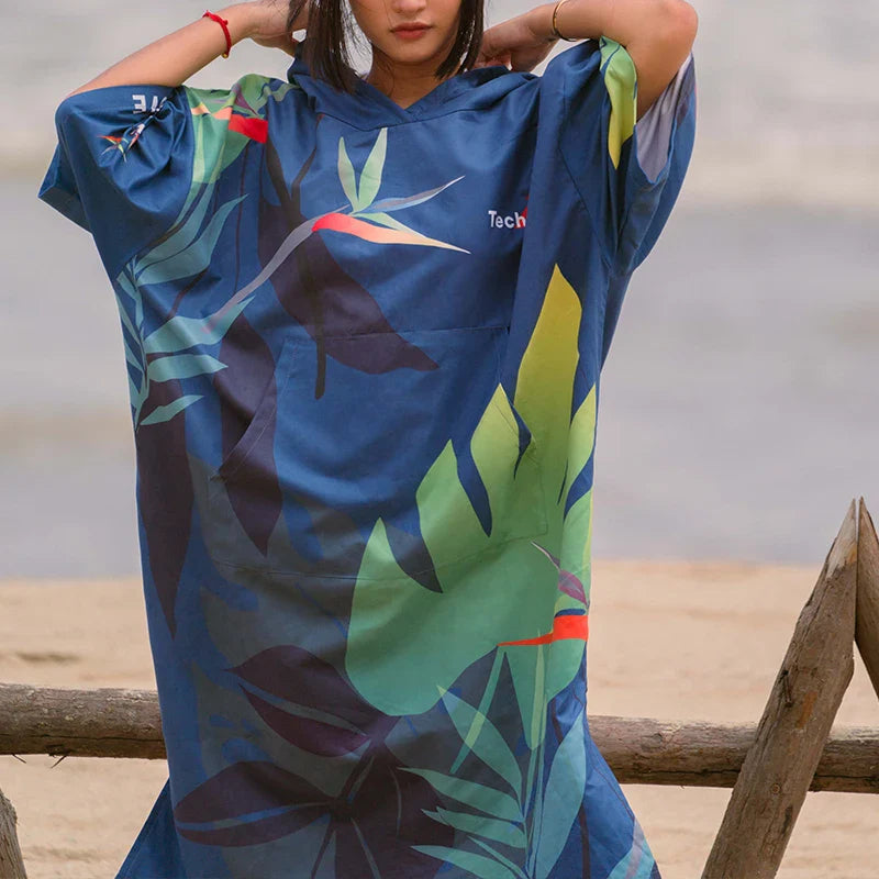 confort poncho plage