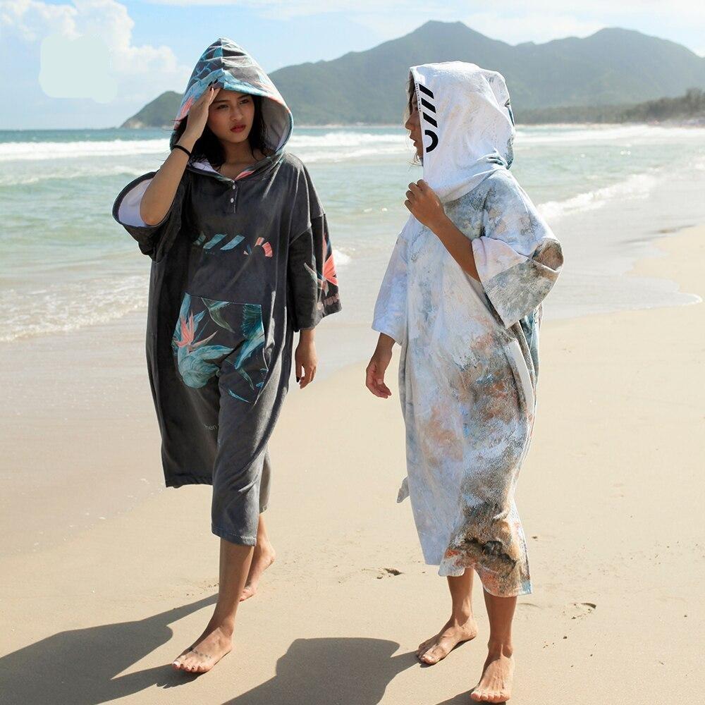 motifs tropicaux poncho roller