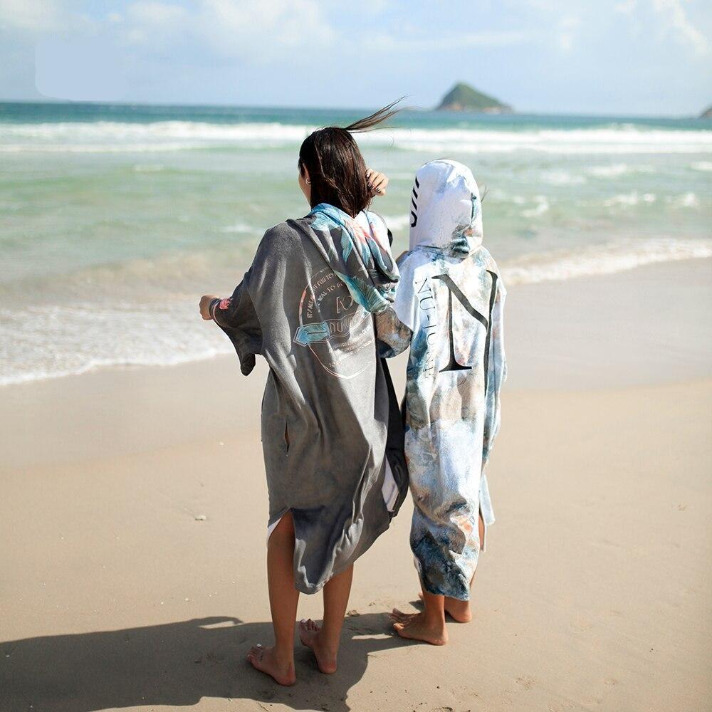 poncho de plage roller