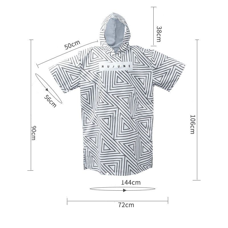 poncho en microfibre