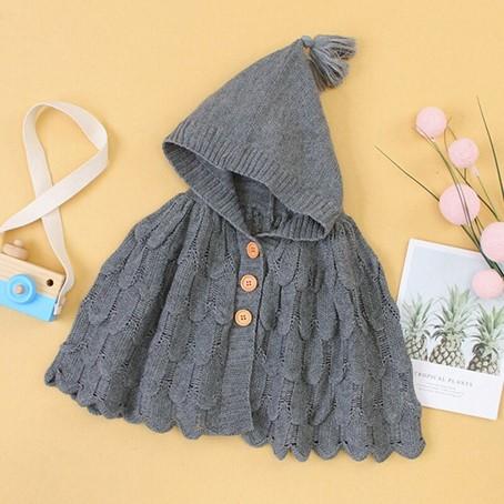 poncho coton bébé
