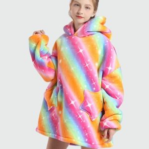 sweat plaid enfant multicolore
