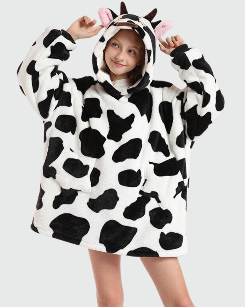 Sweat Plaid Enfant Vache
