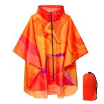 Cape Pluie Femme Orange élégante