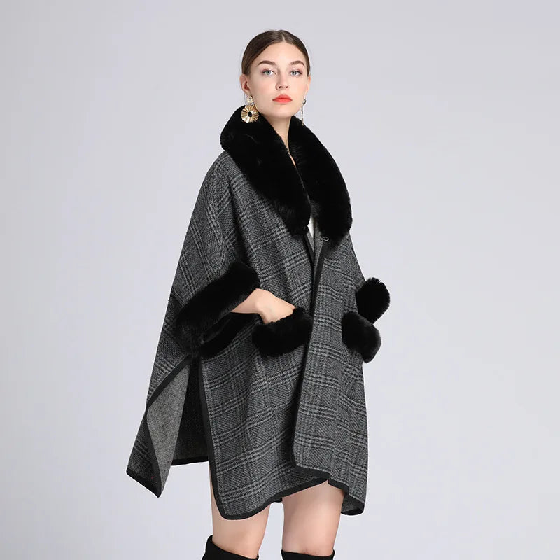 cape poncho femme