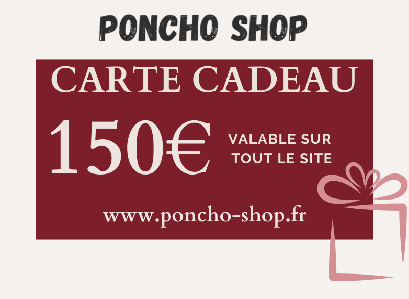 option de cadeau Poncho Shop