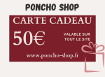 carte cadeau Poncho Shop
