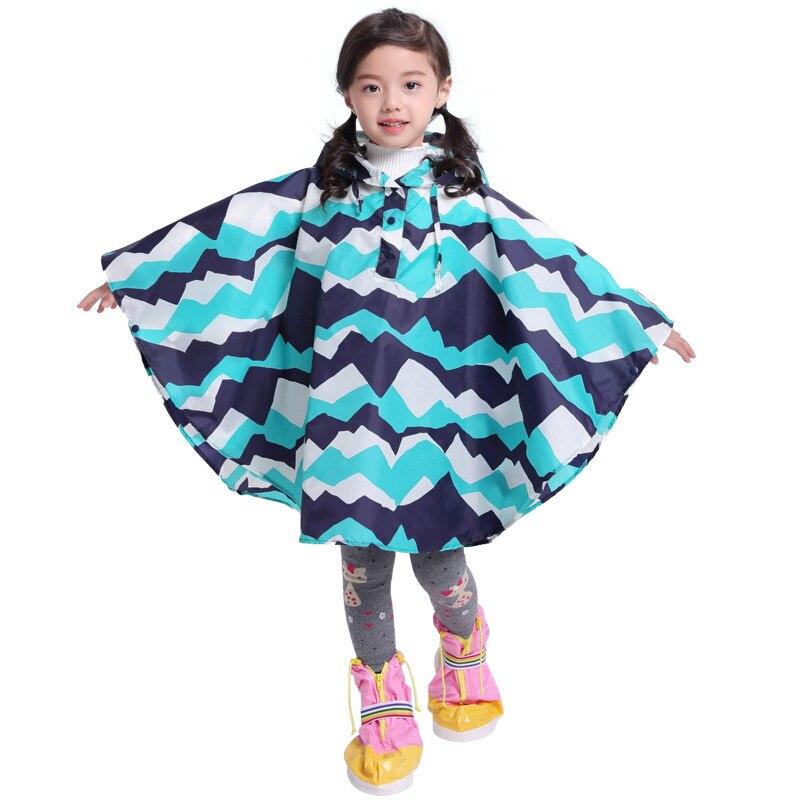 Poncho de pluie coloré pour enfants
