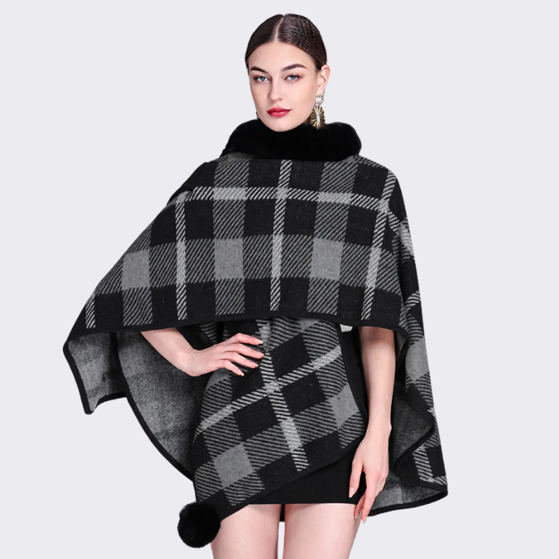 poncho tendance hiver
