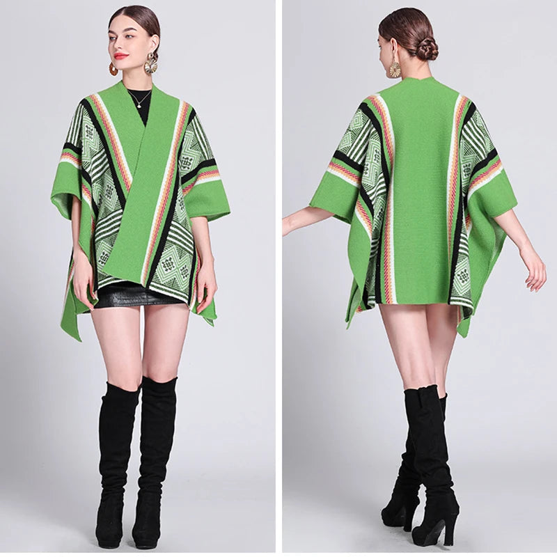 Accessoire poncho féminin