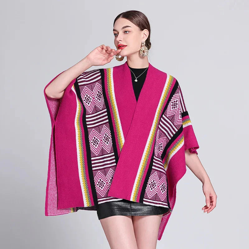 Poncho tendance pour femme