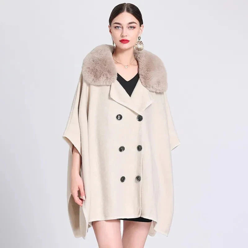 Poncho Manteau Femme