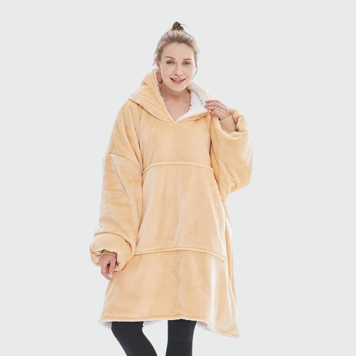 Poncho polaire tendance