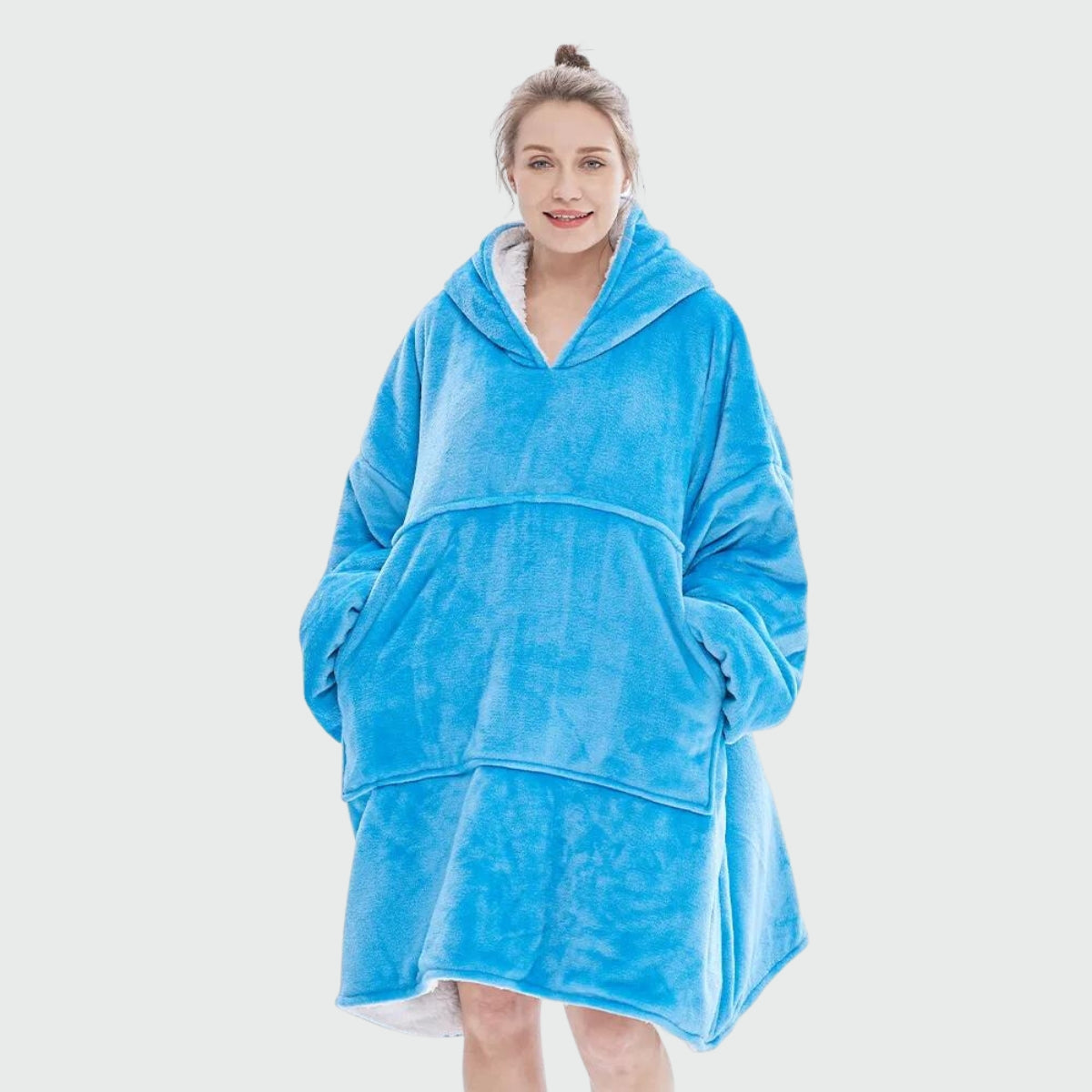 Poncho polaire élégance